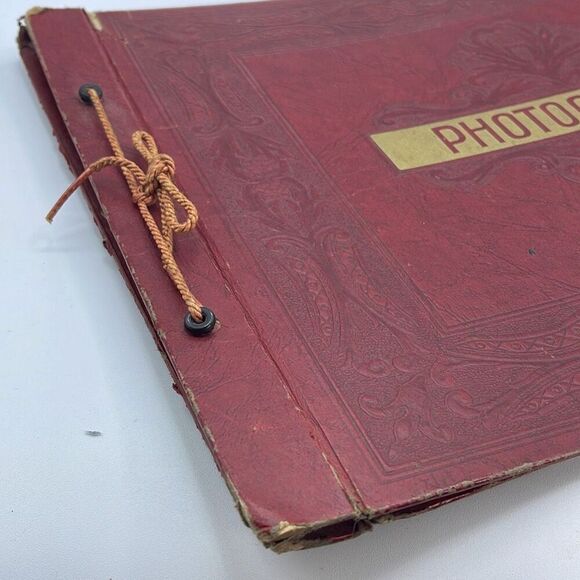 WWII Woman’s Army Corp WAC photo album empty distressed - Picture 3 of 7